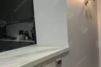 Дизайн-проект отделки лоджии под ключ с объединением кухни и панорамным остеклением