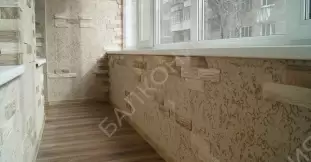Преимущества отделки балкона камнем